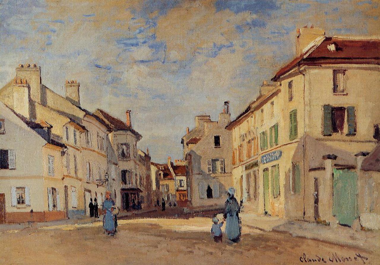 The Old Rue de la Chaussee, Argenteuil 1872